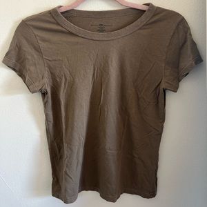 Brandy Melville brown short sleeve